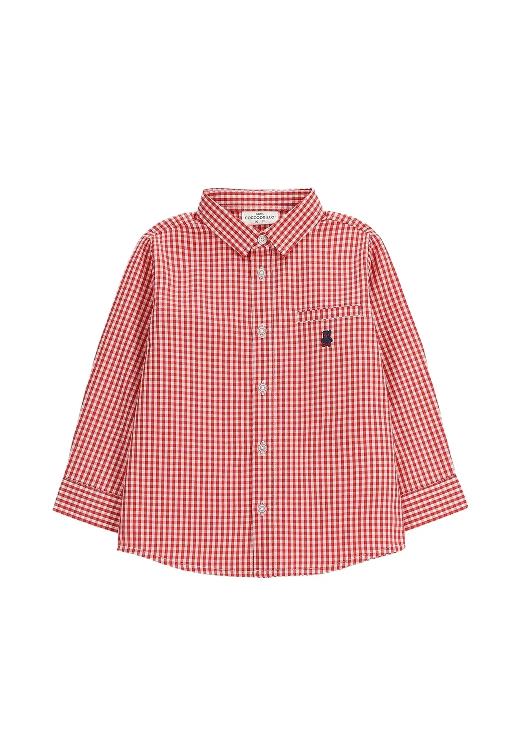 Koszula w kratę z długim rękawem (m-zc5136101ebb-022-074) - рубашка Coccodrillo, Bunt