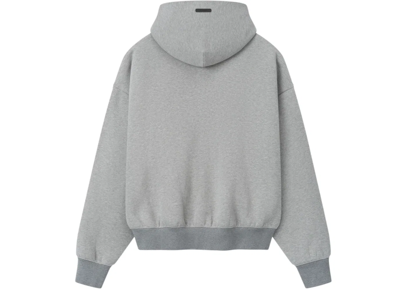 Мужская худи Full Zip Signature Classic Essentials Concrete Heather/Dark Concrete Heather Fear of God, Concrete Heather/Dark Concrete Heather — фото 2