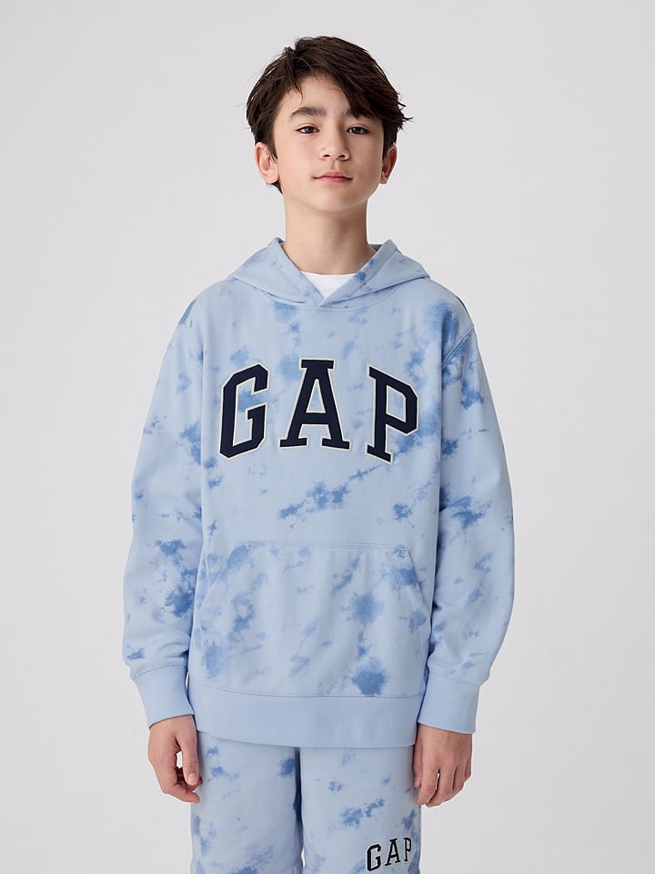 

Пуловер с капюшоном GAP Hoodie, светло-синий