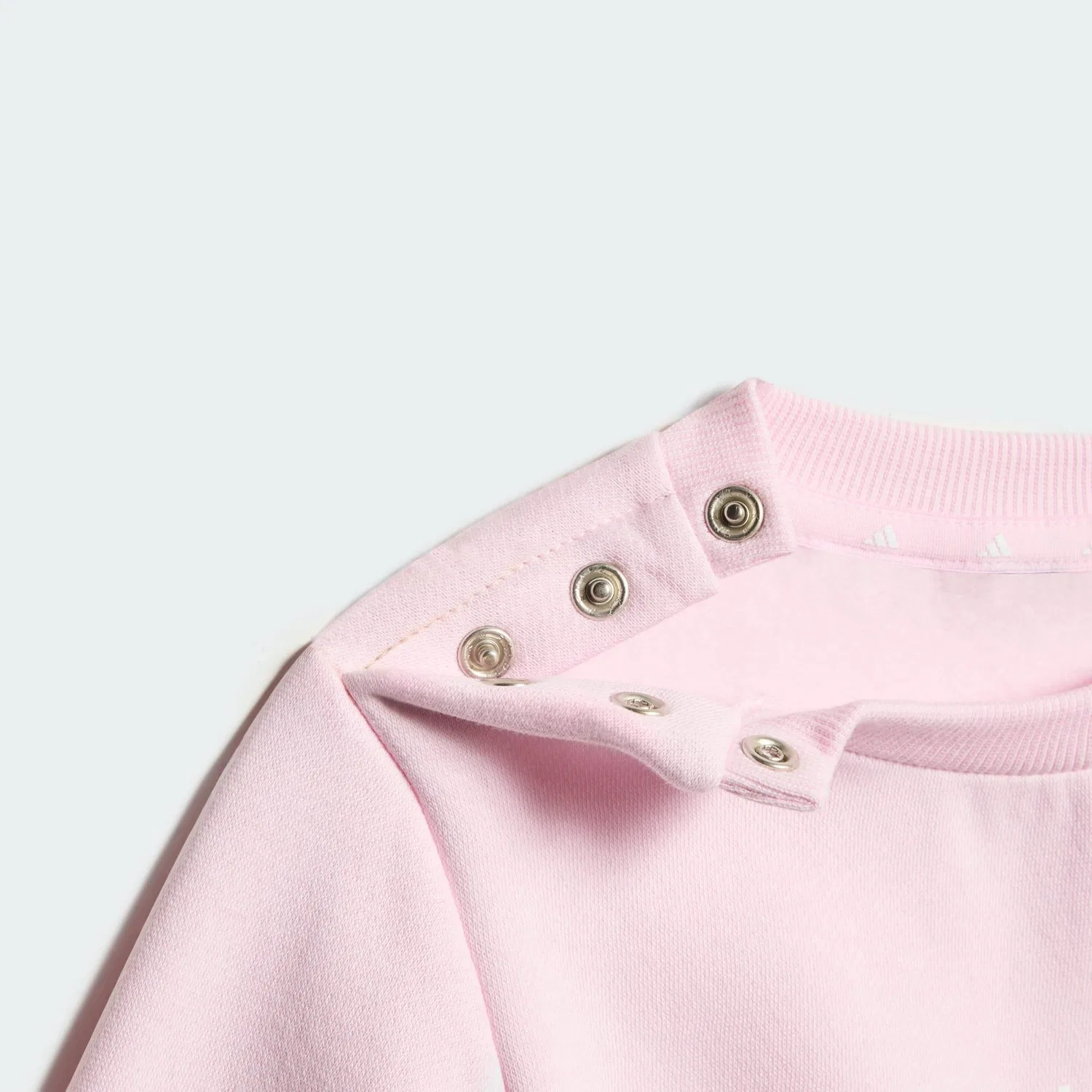 Детский спортивный костюм с принтом Essentials Kids Adidas, Altrosa Weiss Magentapink — фото 2