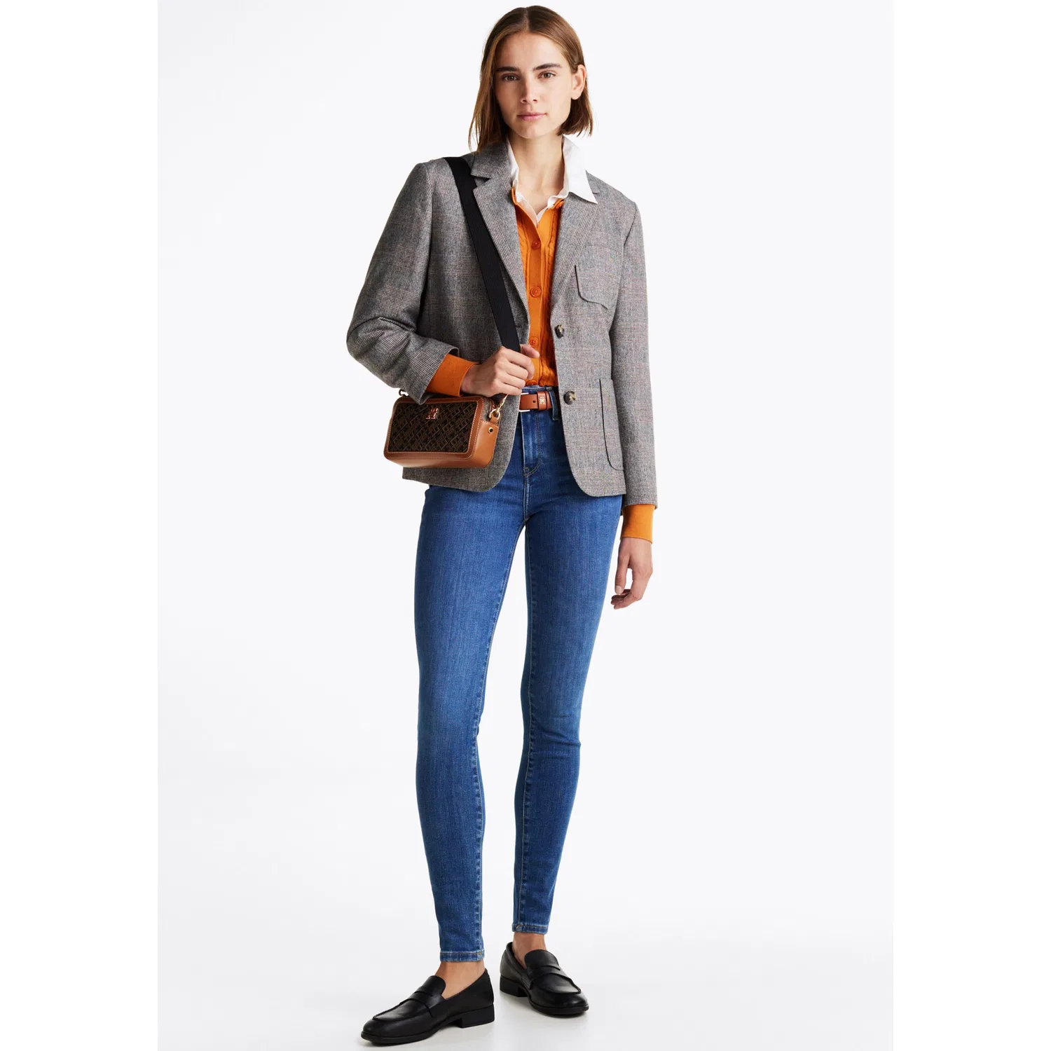 Женские узкие джинсы скинни Heritage Como Tommy Hilfiger, Mid Blue — фото 3