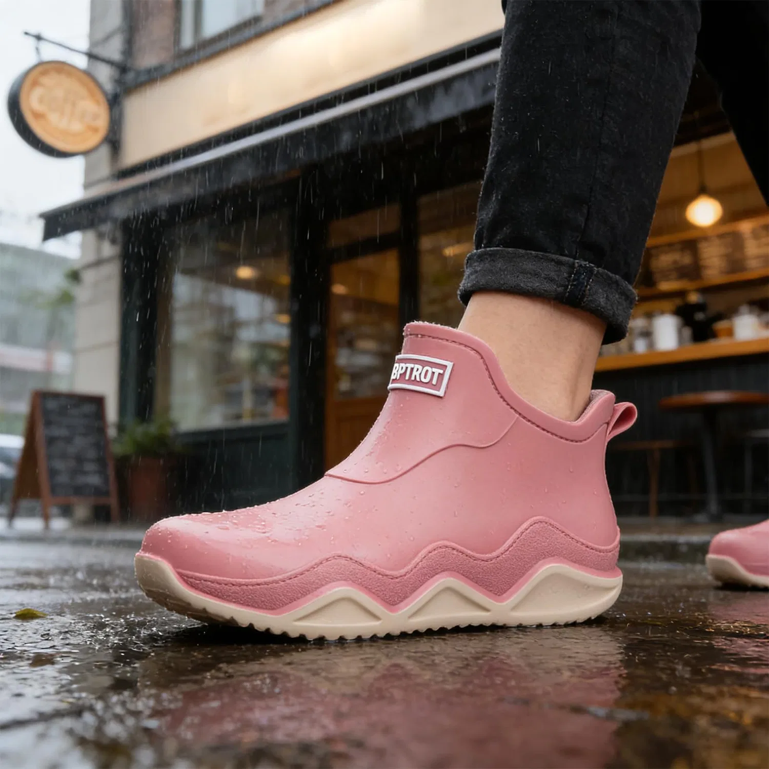 Детские резиновые сапоги для мальчиков Chelsea, Pink — фото 3