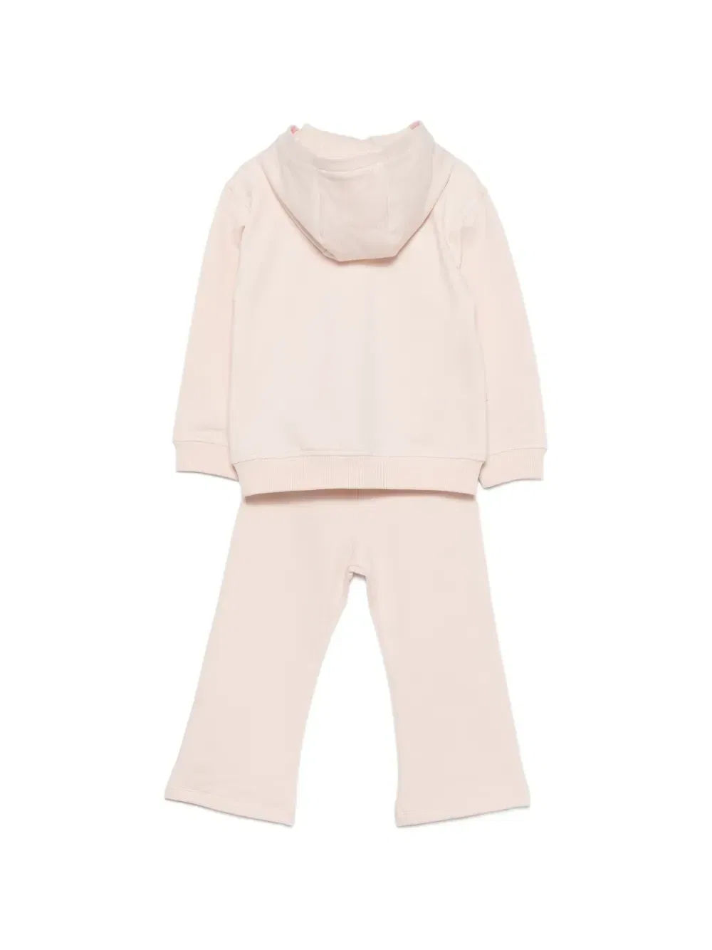 Спортивный костюм с вышитым логотипом Moncler Enfant, розовый — фото 2