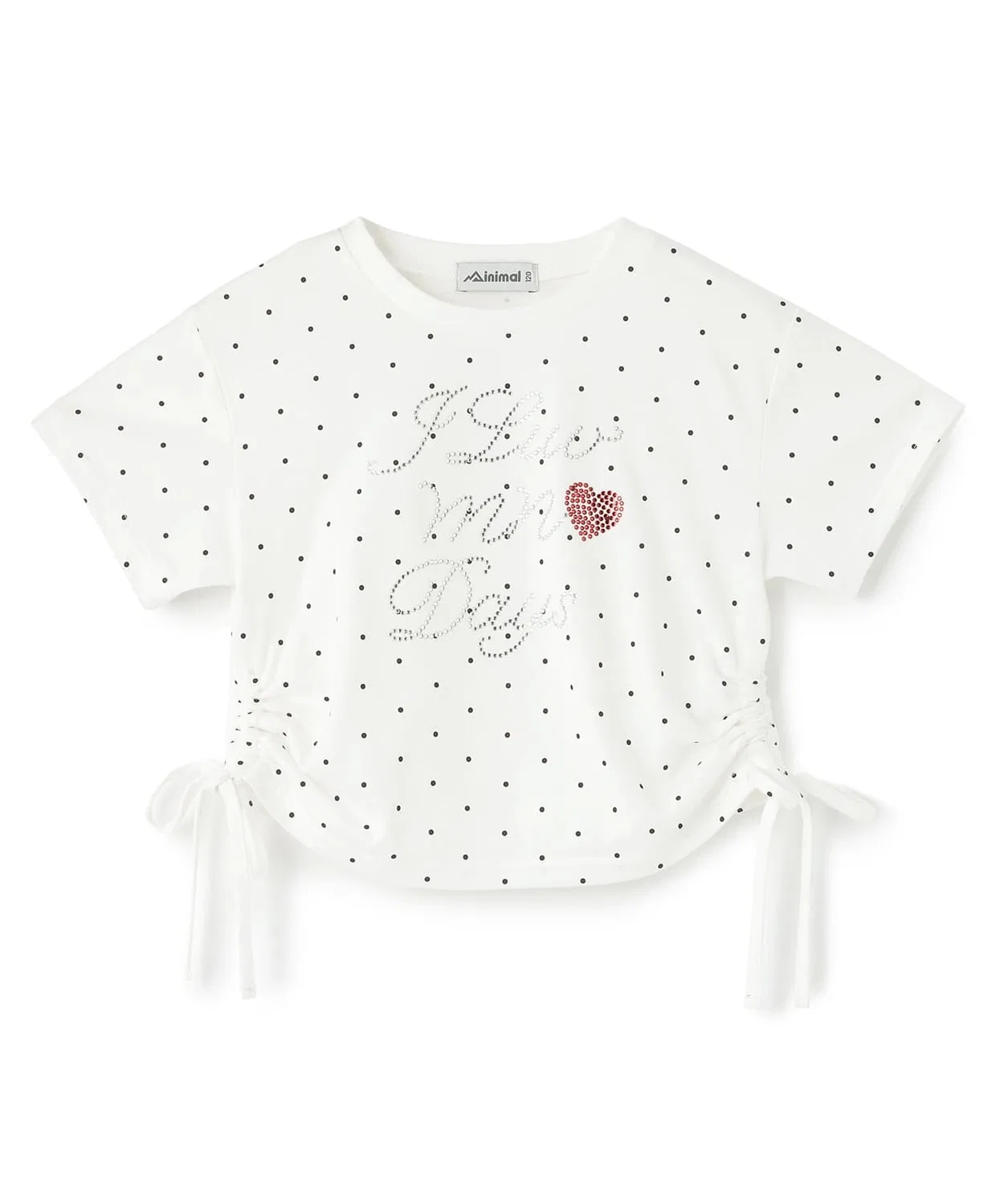 Детская футболка с коротким рукавом и принтом Line Stone Logo Drop Shoulder T-Shirt Minimal, Colorful