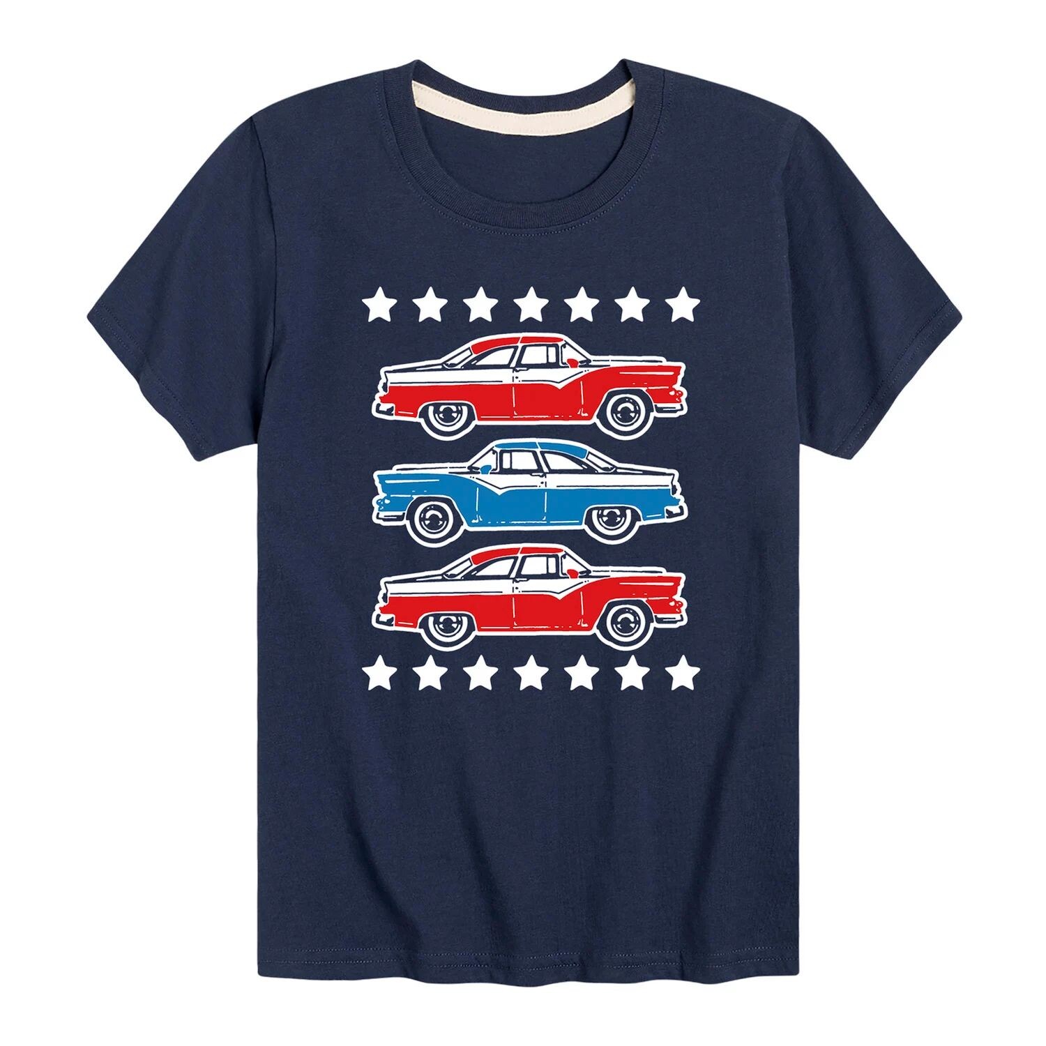 

Футболка с рисунком Classic Cars Americana для мальчиков 8–20 лет Licensed Character