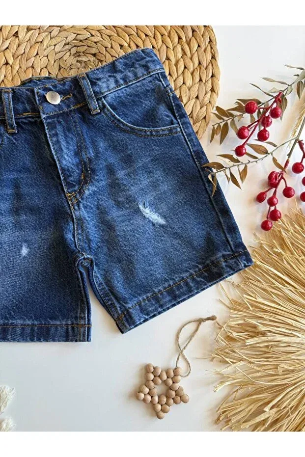 Детские шорты для мальчиков джинсовые Neva Baby&Kids, Blue