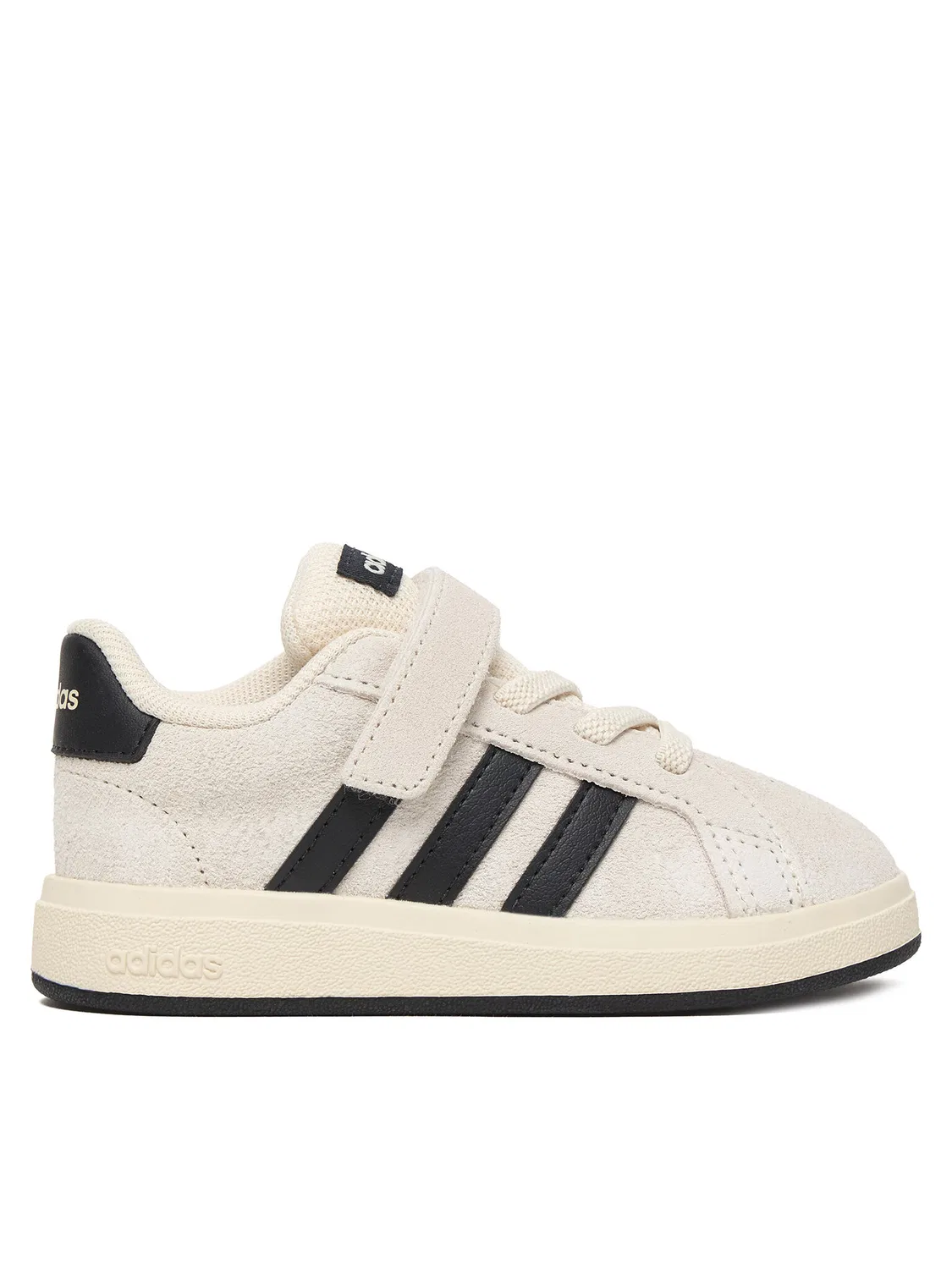 Кроссовки для мальчика Grand Court Adidas, кремовый