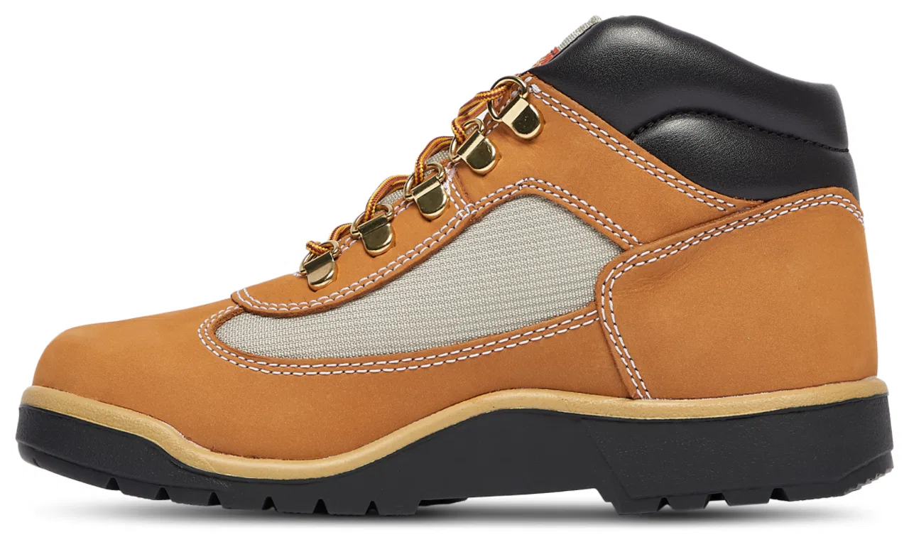 Детские ботинки для мальчиков с шнуровкой Timberland Chukka Field Boots, Wheat — фото 2