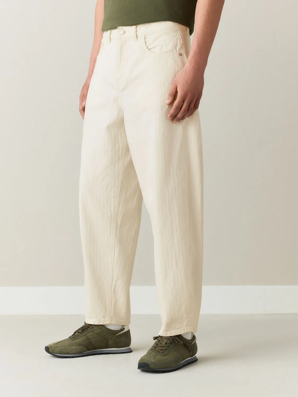 Джинсы с зауженным кроем Barrel Fit N. Premium Denim Next, экрю