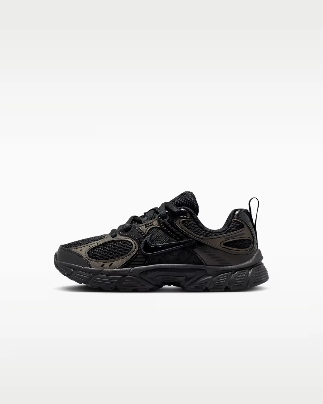 Детские кроссовки (классические шнурки) Nike V5 RNR, Black/Anthracite/Black