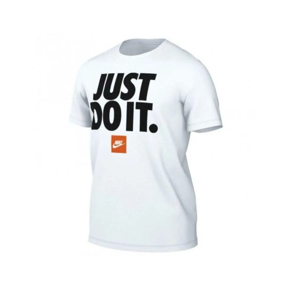 Мужская хлопковая футболка с коротким рукавом Nike JDI VERDIAGE, Weiß