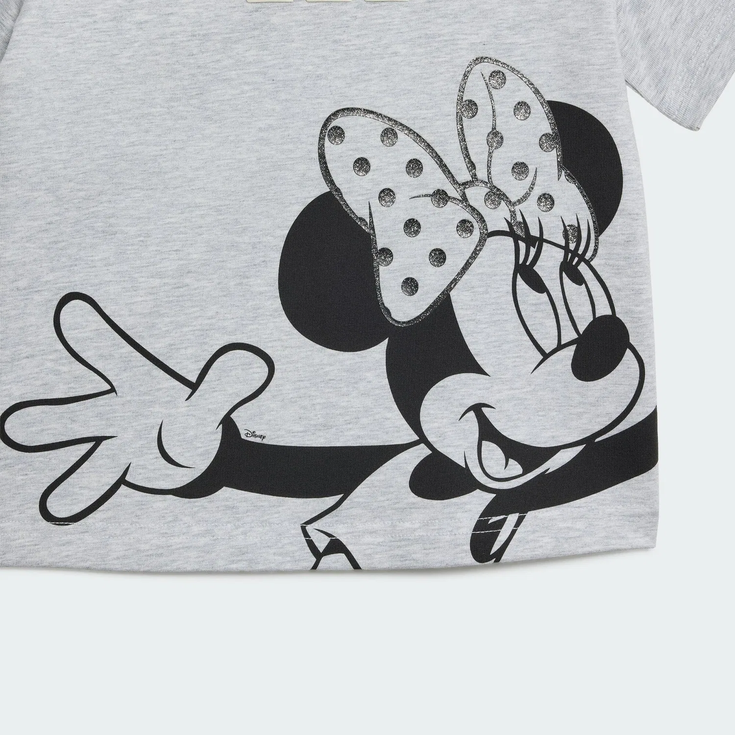Детский спортивный костюм с принтом Minnie Maus Adidas, Hellgrau Weiss — фото 4