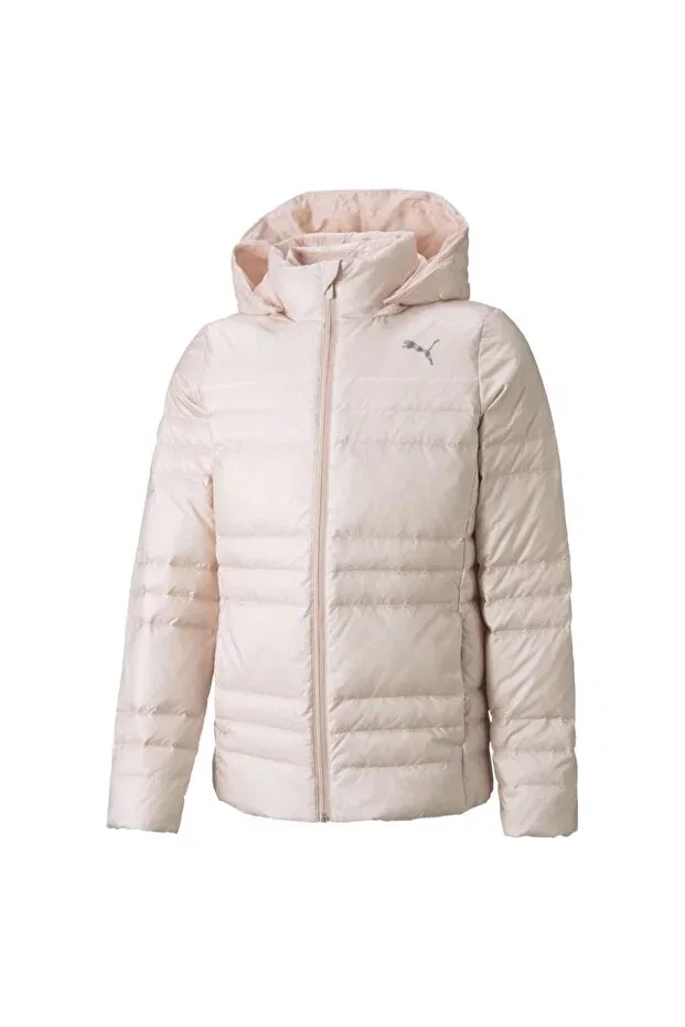 Детское пальто для девочек с капюшоном Puma, Pink