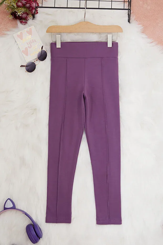 Детские леггинсы для девочек хлопковые Cansın Mini, Purple