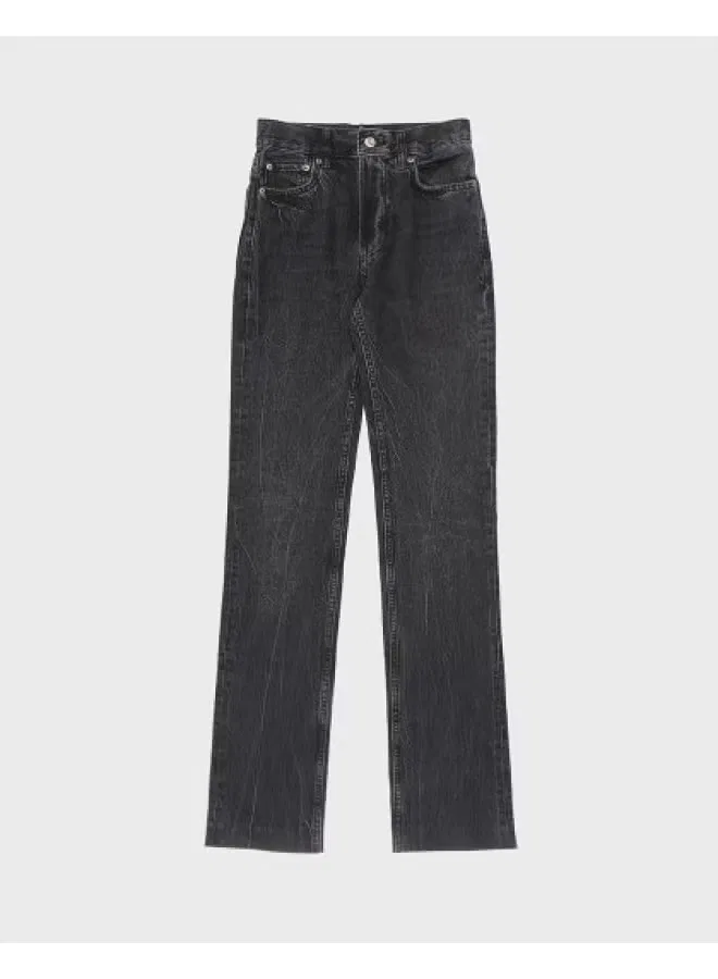 Джинсы прямые состаренный эффект, Zara, черный