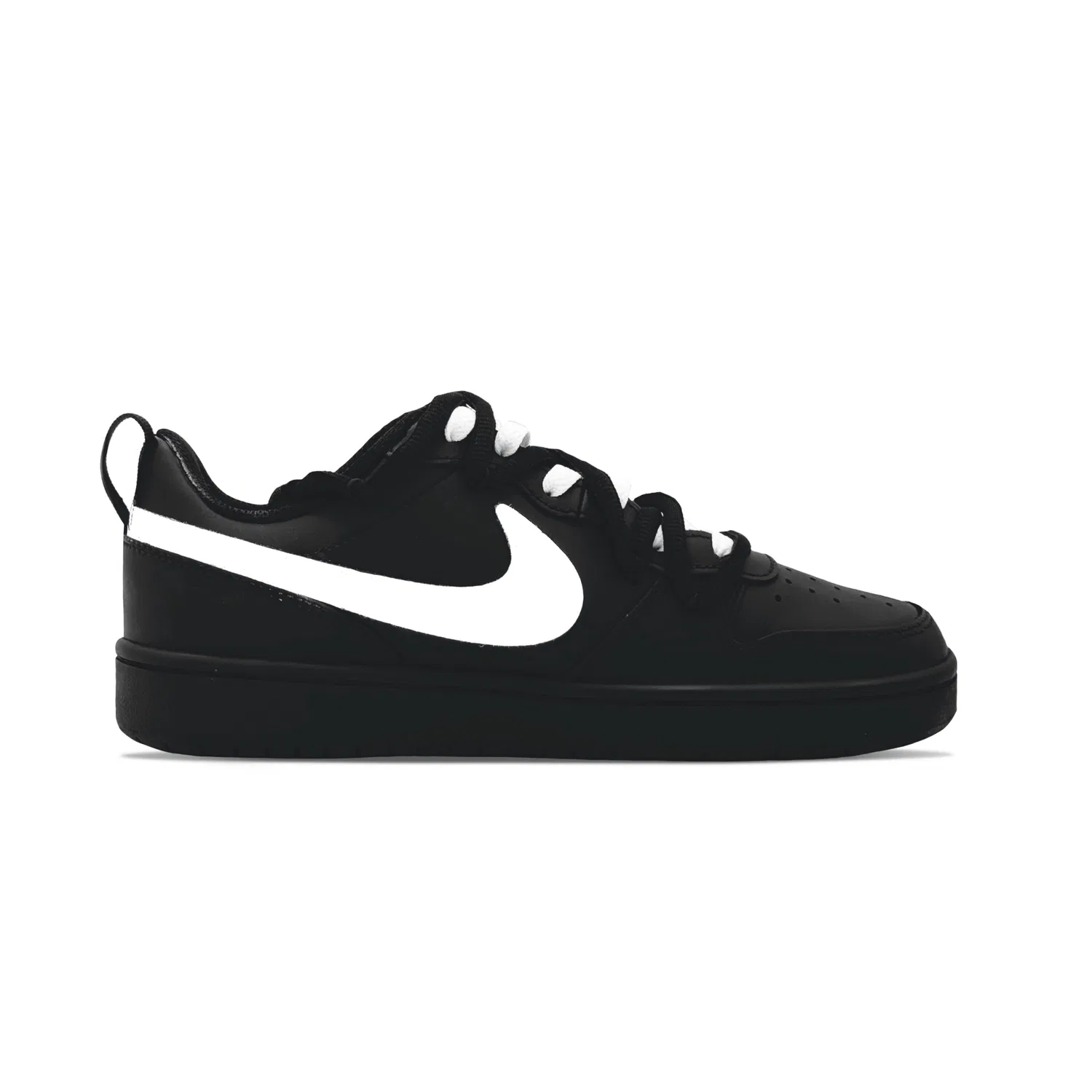 Кроссовки для скейтбординга Court Borough Kids, Nike, Black White — фото 3
