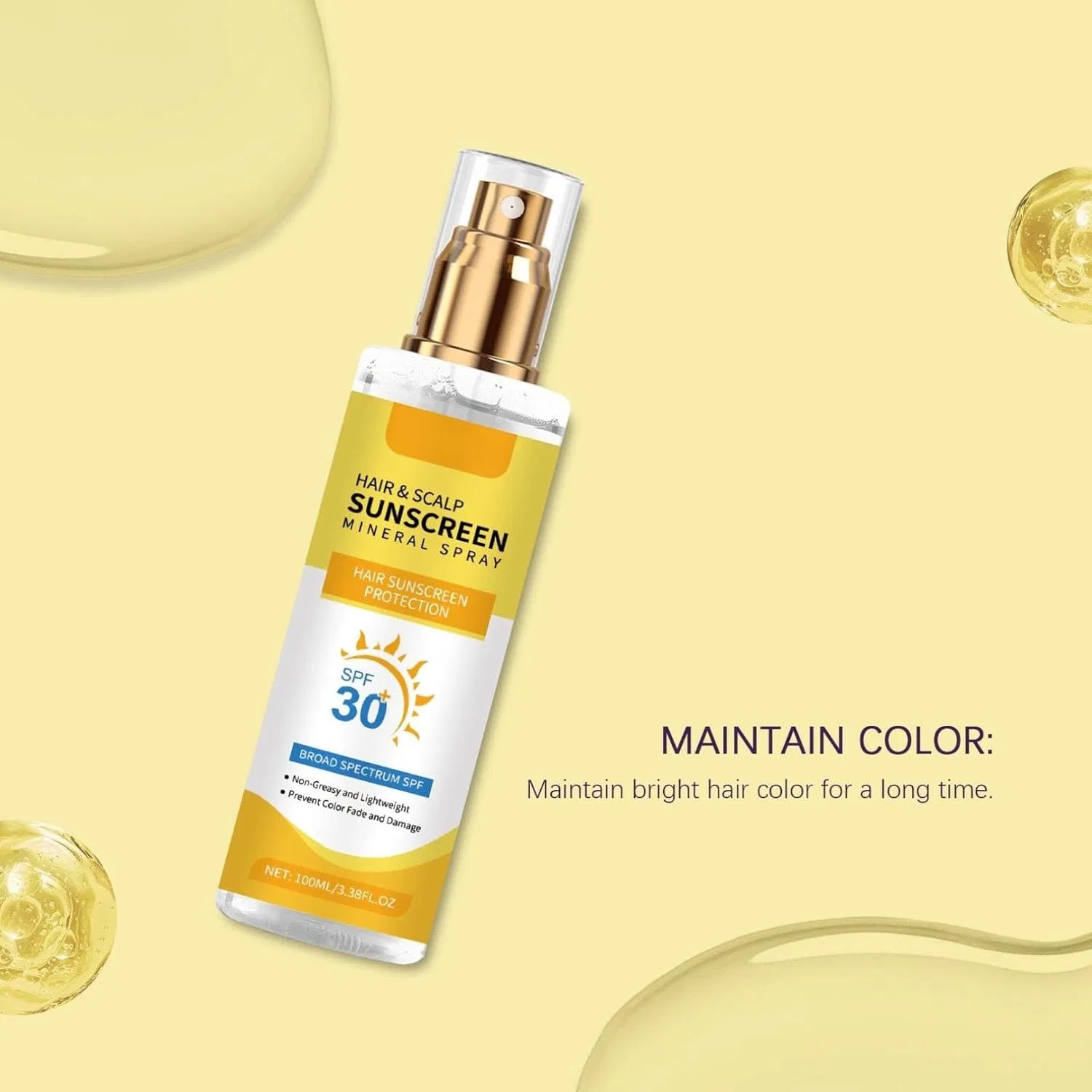 Спрей для защиты кожи головы SPF 30, Generisch, Pack of 1 — фото 3