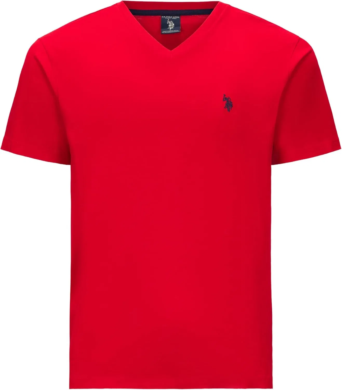 Мужская футболка с v-образным вырезом U.S. Polo Assn., Engine Red (3-pack) — фото 3