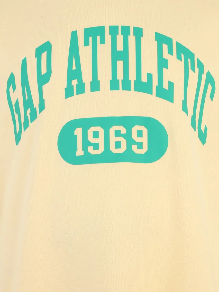 Футболка GAP ATHLETIC желтого цвета — фото 3