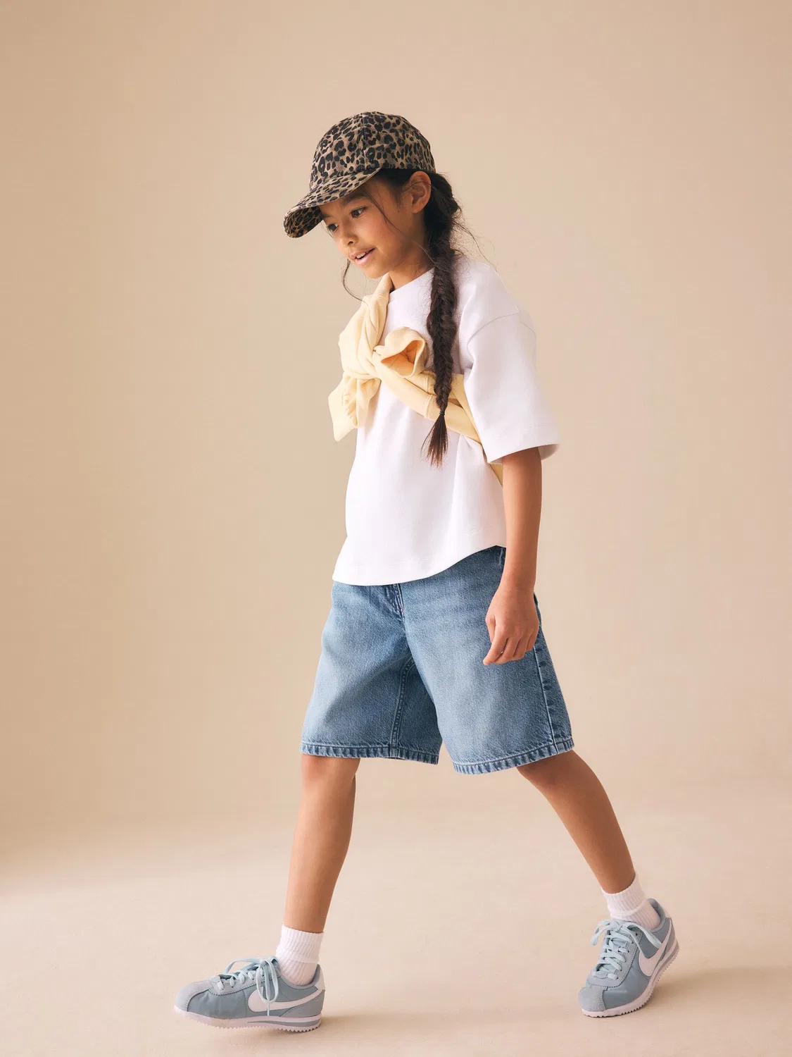 Шорты джинсовые, Regular Length, Jort Shorts Next, Mid Blue — фото 2