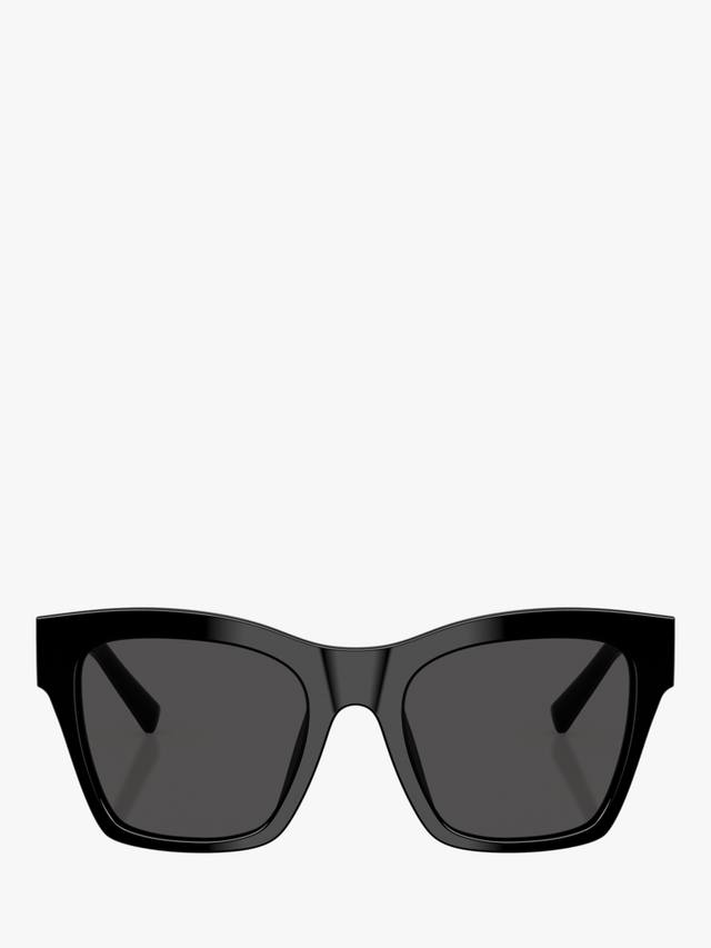DG4512 женские квадратные солнцезащитные очки Dolce & Gabbana, Black/Grey — фото 2