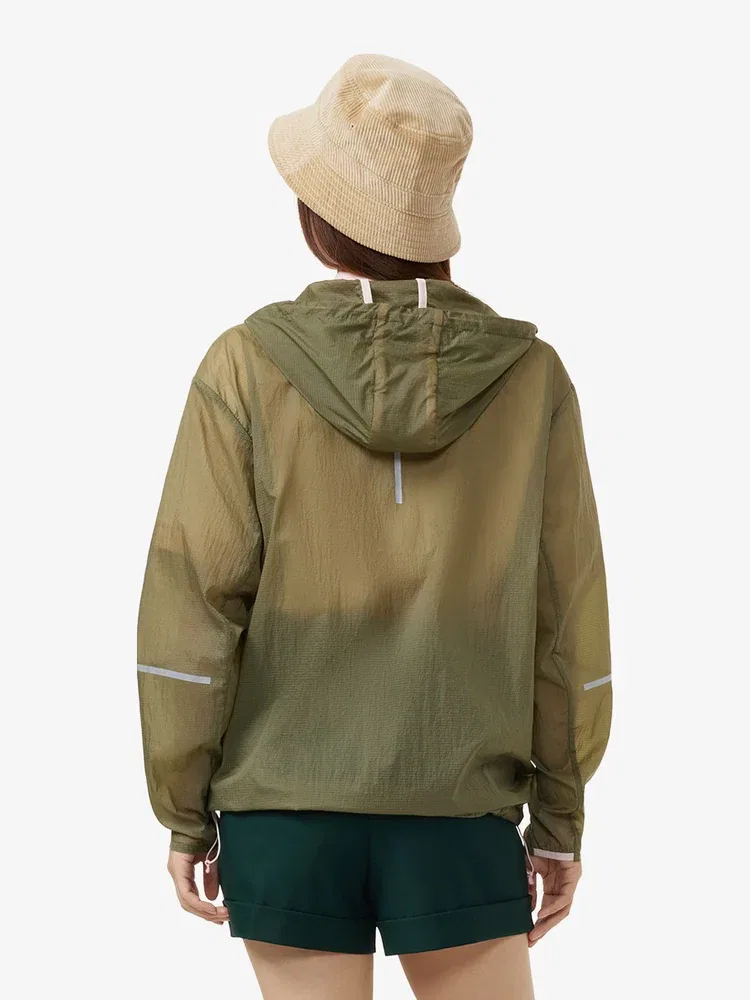Куртка LACOSTE Relaxed Fit Packable Ripstop, женская, черная — фото 3