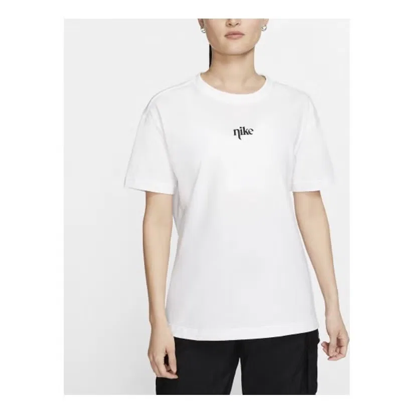 Футболка с принтом на спине Nike, белый