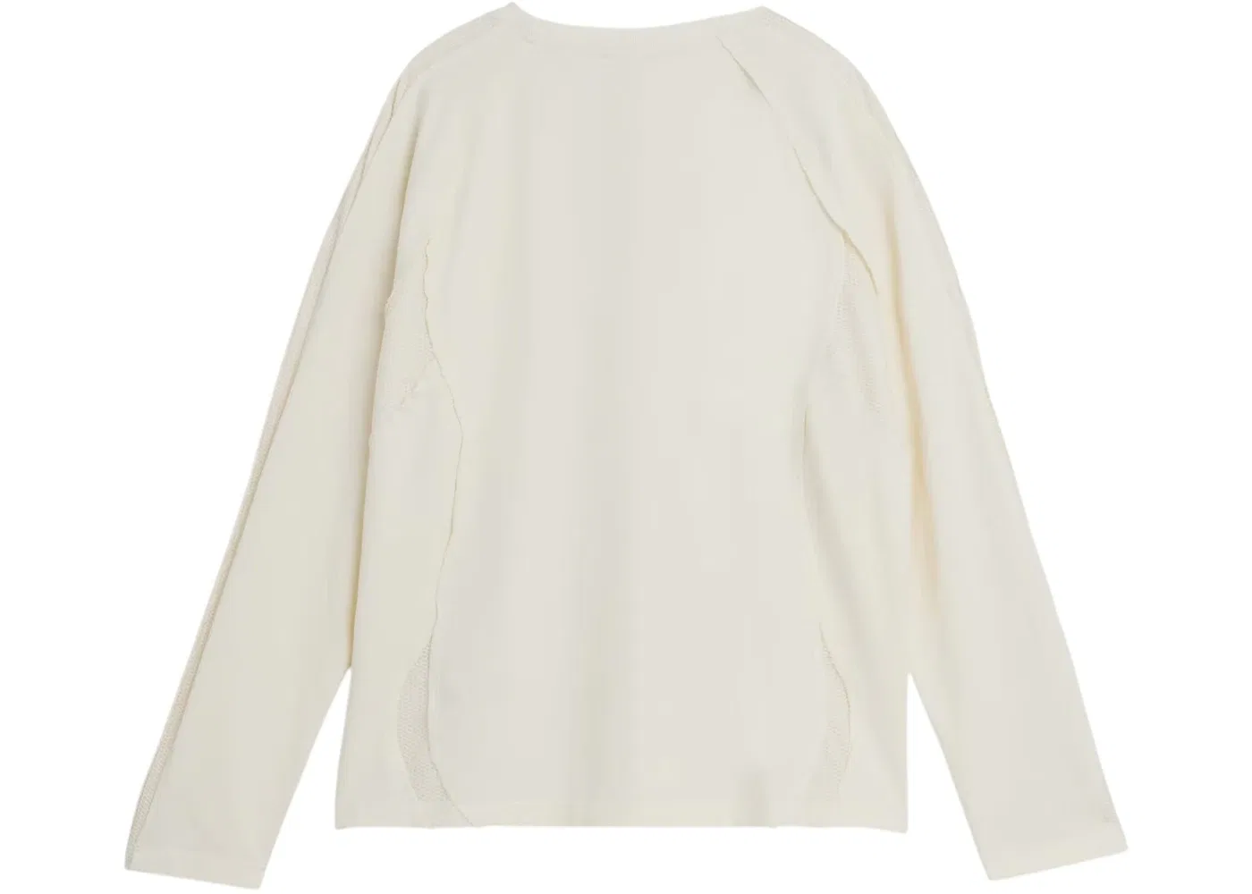 Мужская футболка с длинным рукавом Teamgeist Long Sleeve T-shirt Adidas, Cream White — фото 2