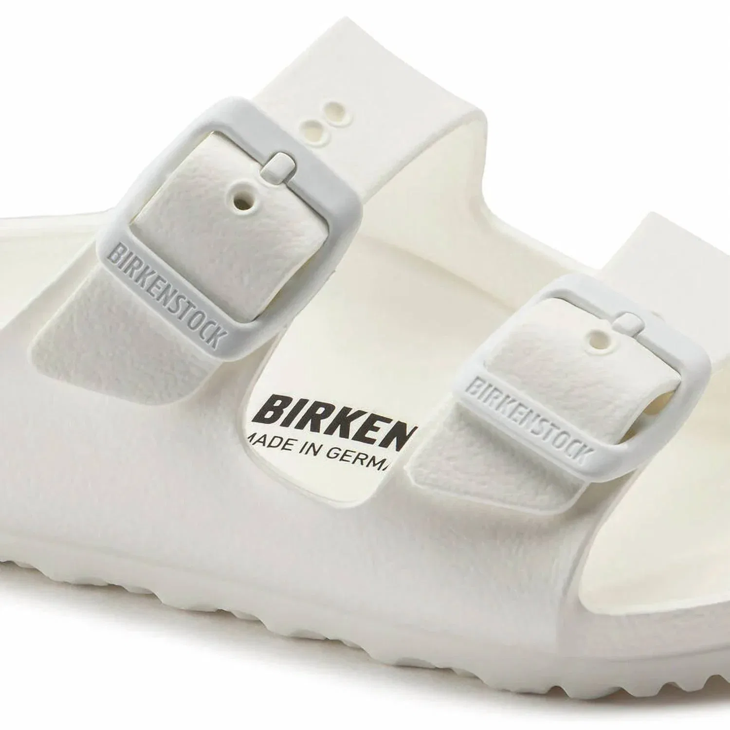 Детские сандалии с двумя ремешками Arizona Eva Birkenstock, White — фото 4