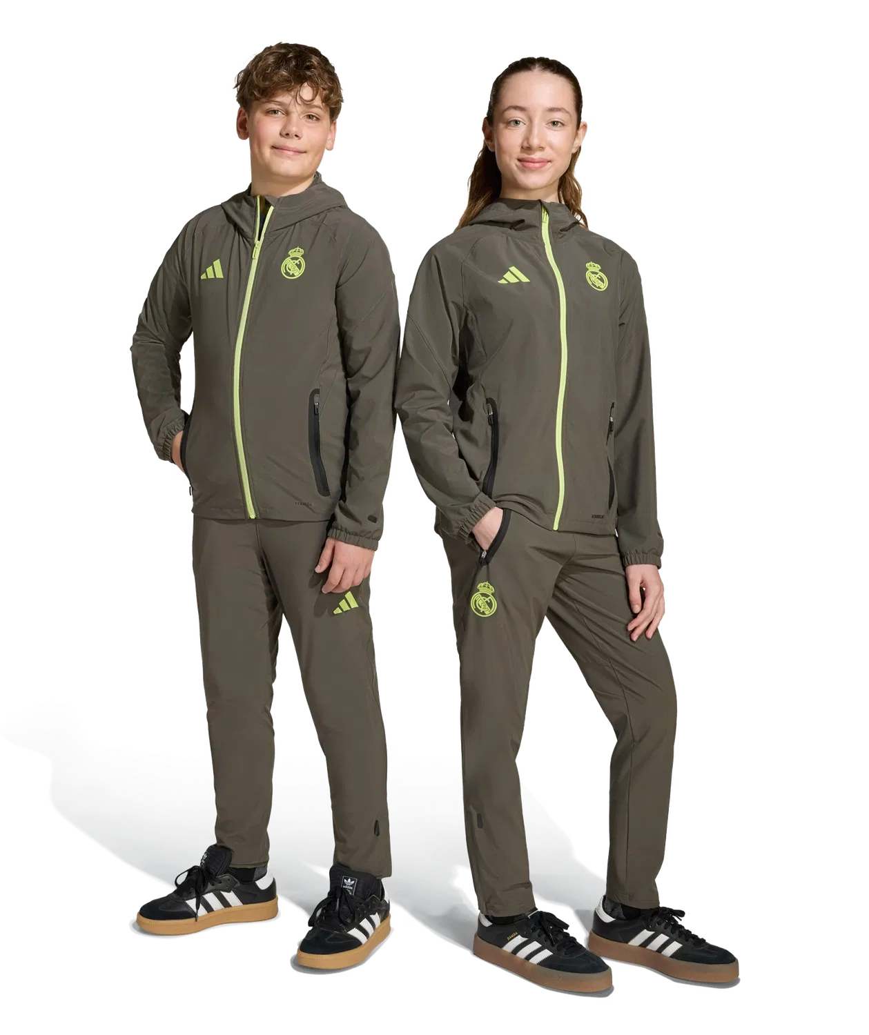Детские спортивные штаны с технологией AEROREADY Adidas, серый — фото 2