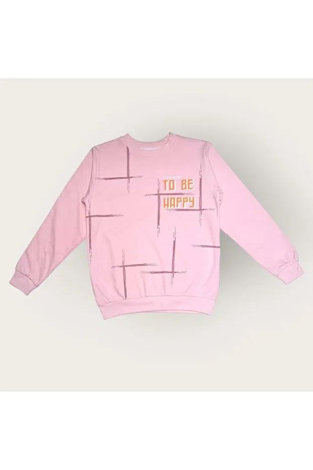 Детский спортивный костюм для девочек с принтом Mnk Baby&Kids, Pink — фото 4