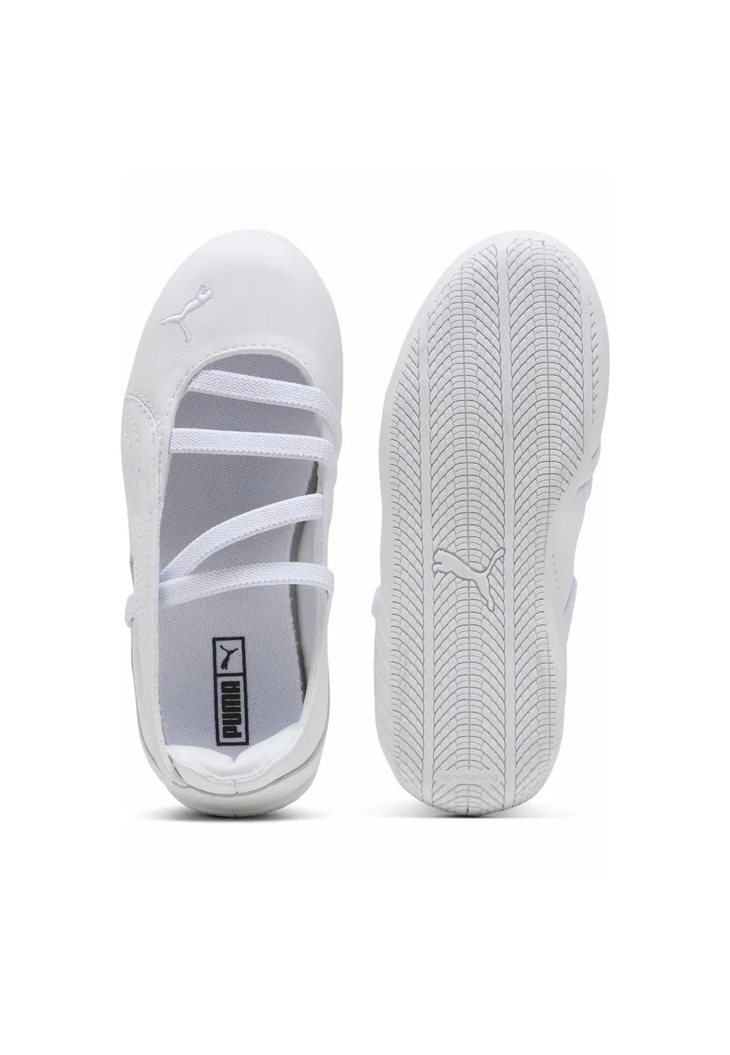 Балетные кроссовки Speedcat - балетки с ремешком на щиколотке Puma, White — фото 3