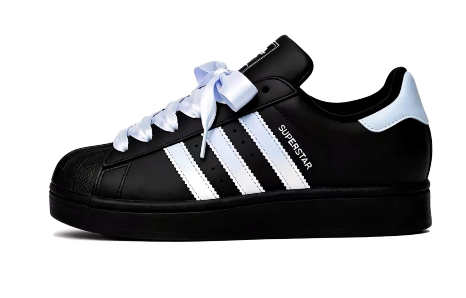 Детские кеды-слипоны для мальчиков и девочек с принтом Adidas Originals Superstar 2, Ice Blue