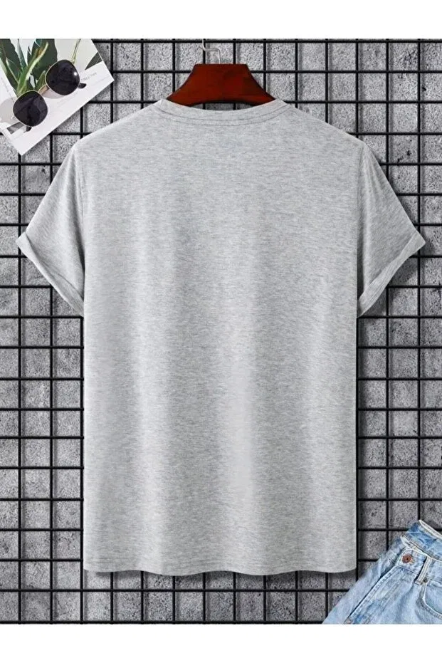 Детский комплект футболок оверсайз с принтом Elan Wear, Gray + Black + White2 — фото 3