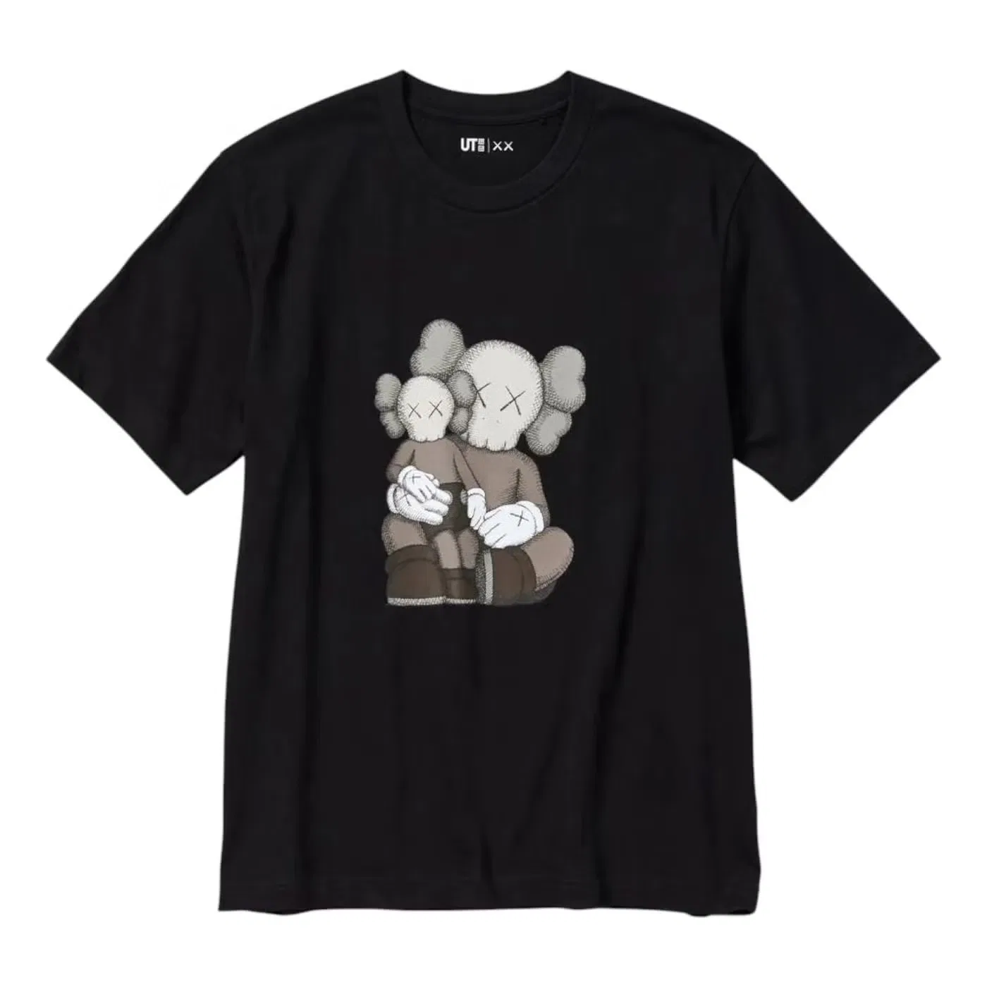 Футболка с графическим принтом X Kaws Tokyo Graphic UT Uniqlo, черный