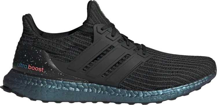 

Кроссовки Adidas UltraBoost 'Black Green Zest', черный