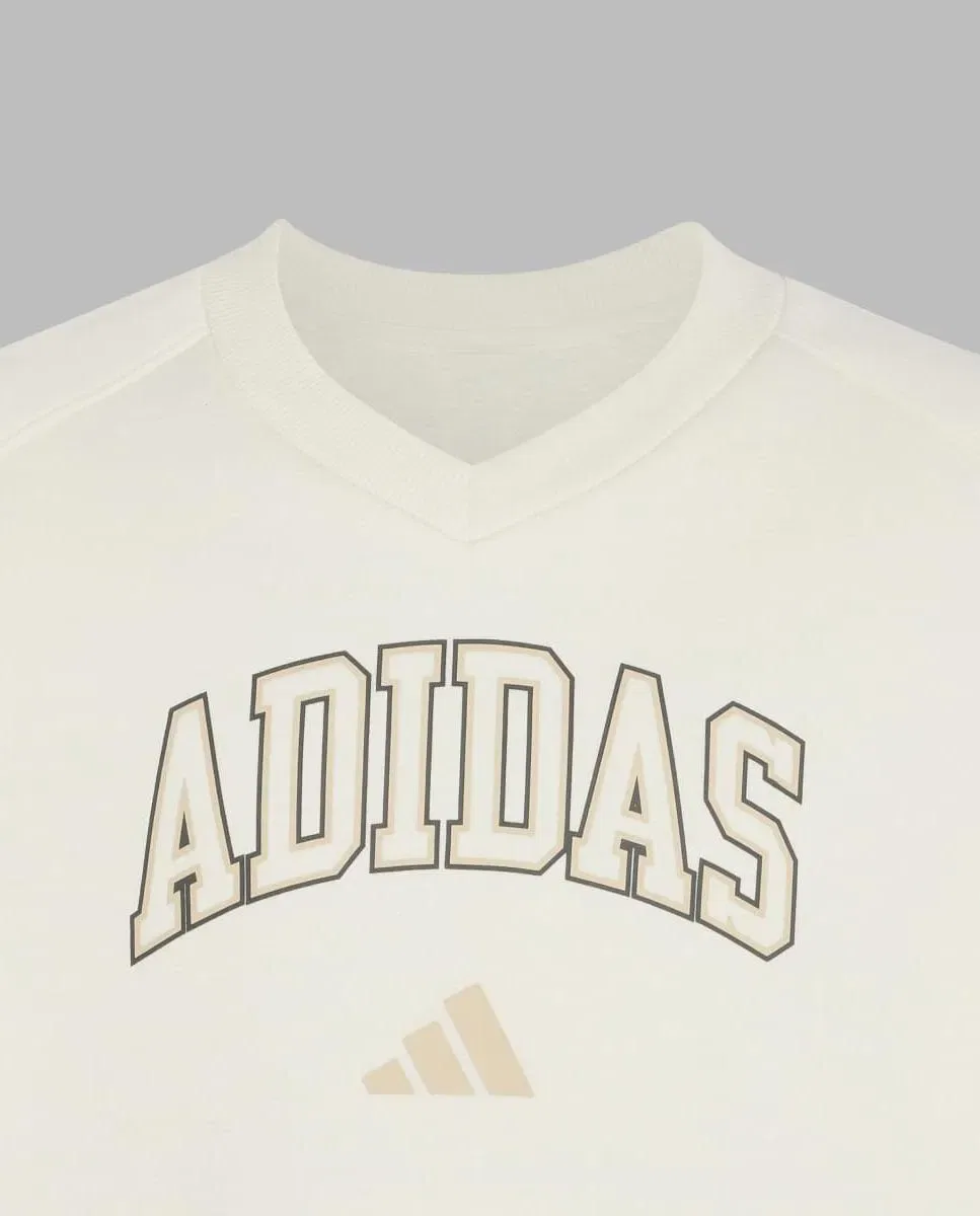 Детская кофта с принтом Seasonals adidas, Blanco — фото 3