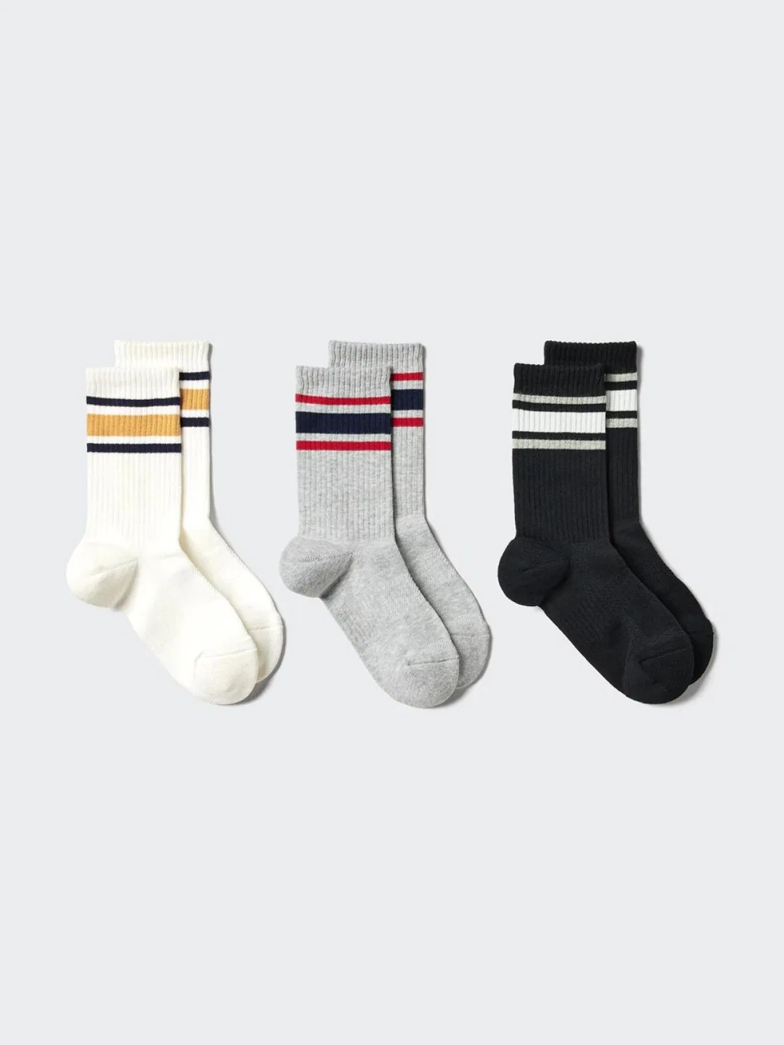 Носки детские комплект 3 пары Uniqlo, белый