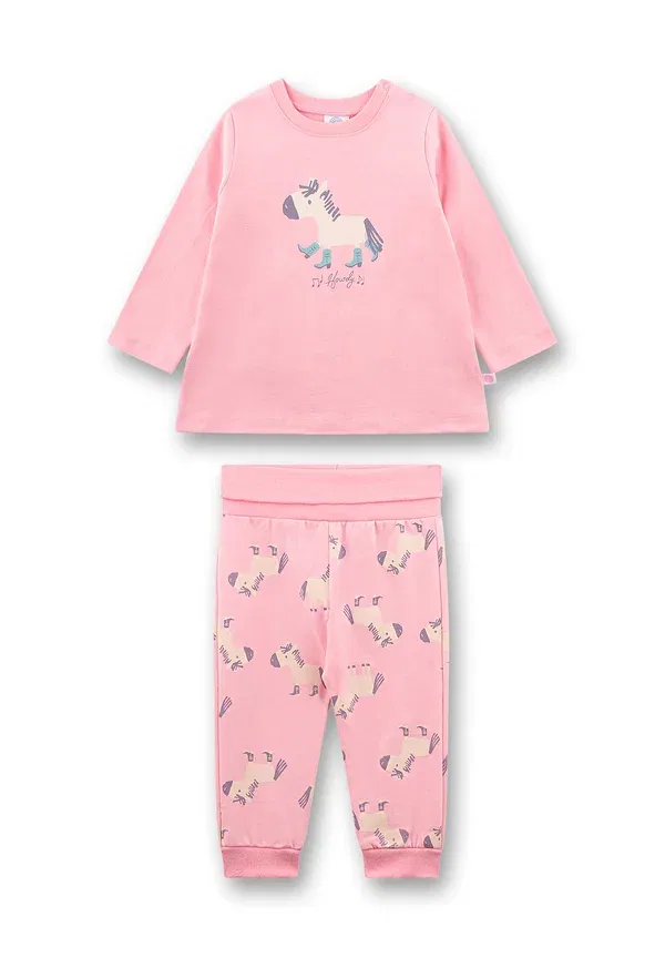 Комплект пижамный из хлопка Set Sanetta, rosa, розовый