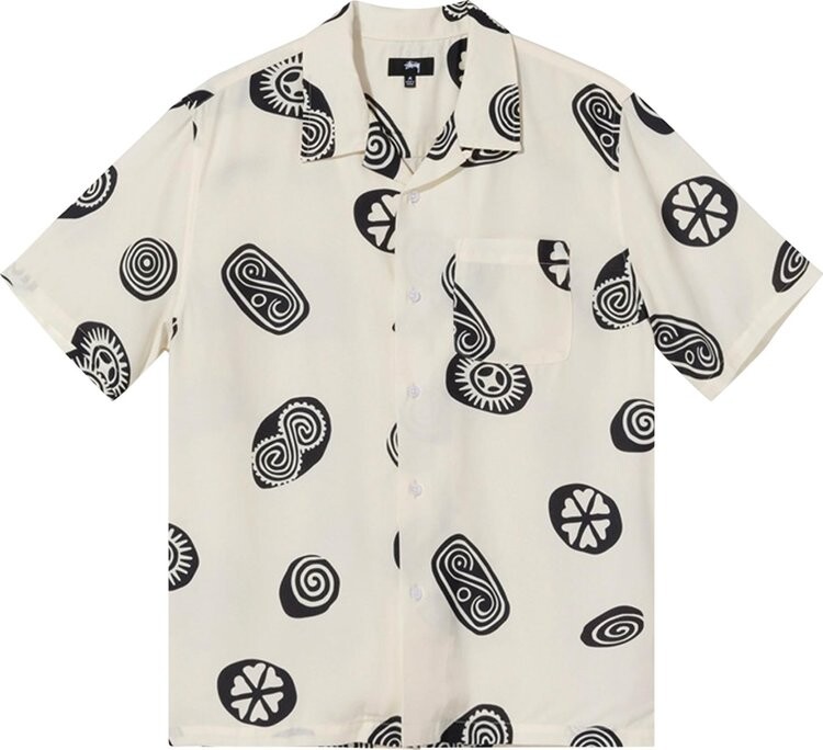 

Рубашка Stussy Icon Pattern Shirt 'Off White', кремовый