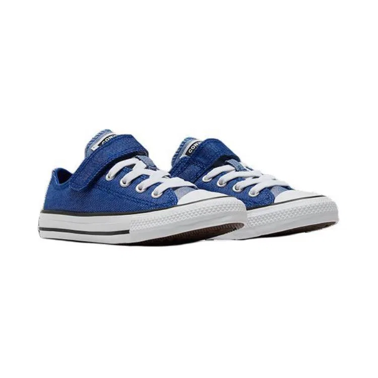 Детские кеды из канваса с принтом Chuck Taylor All Star 1V Abrasion Resistant Low top, Converse, Blue — фото 4