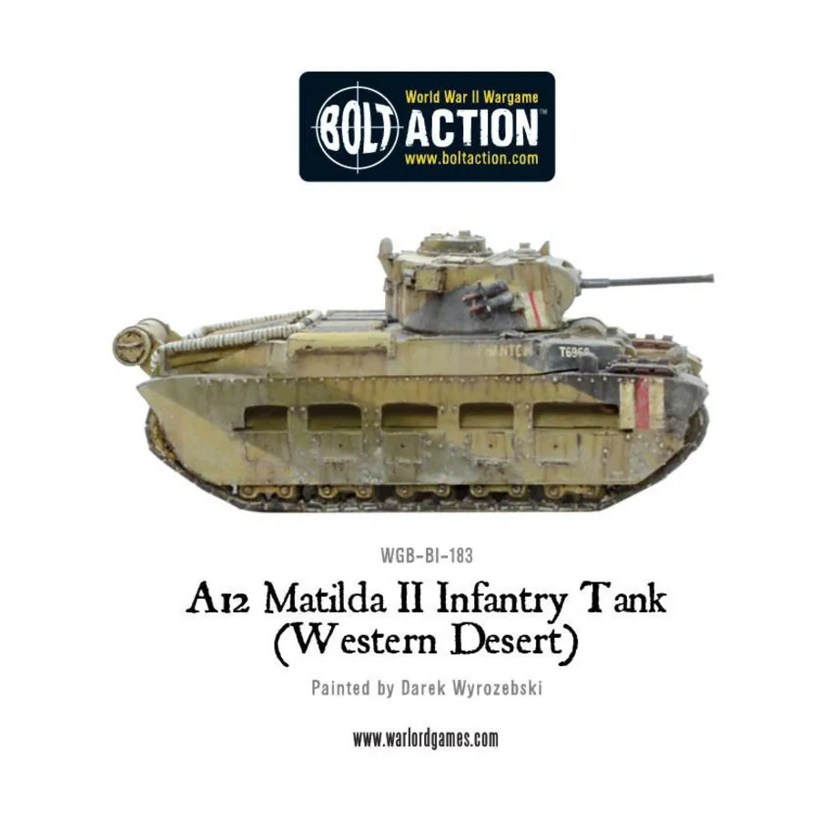 

Пехотный танк A12 Matilda II (Западная пустыня), Bolt Action - British Army (28mm)