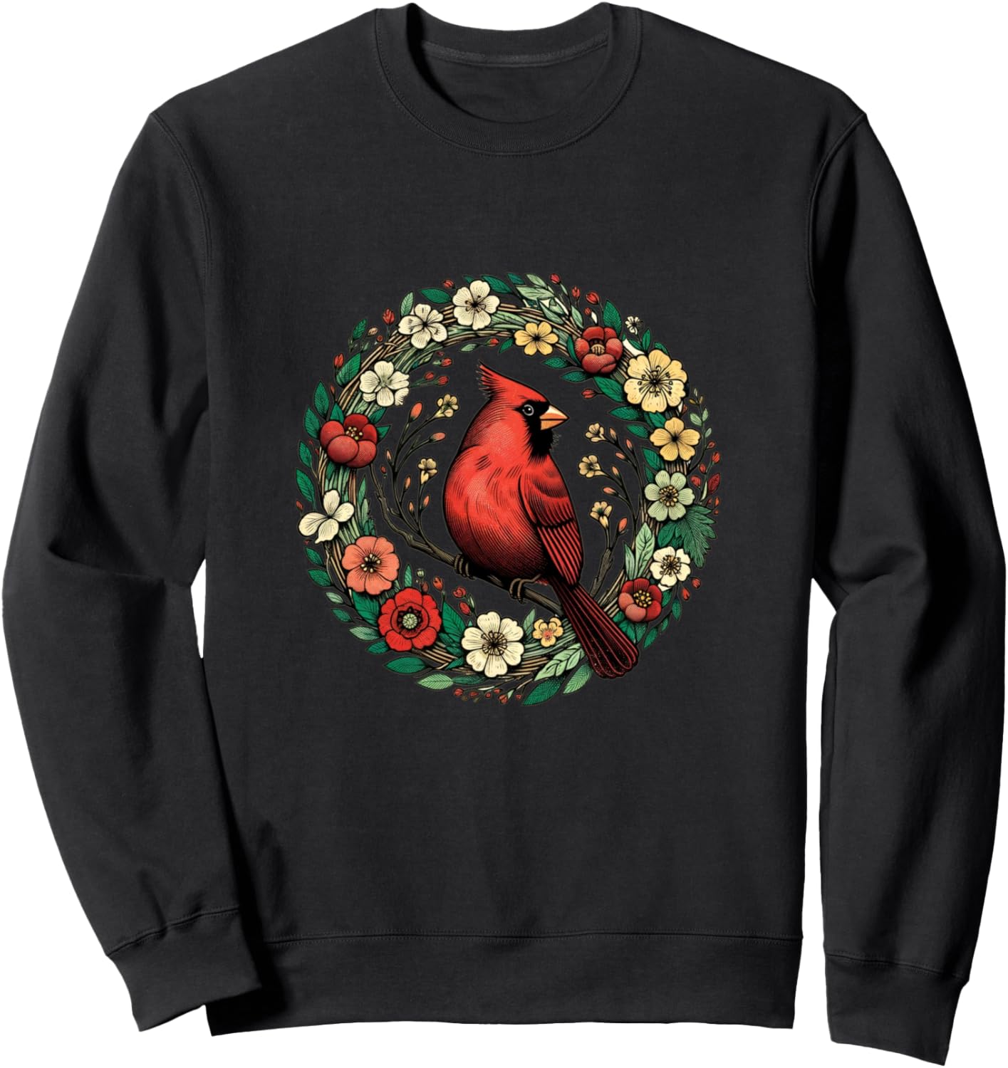 

Иллюстрации от Red Cardinal Nature Lovers, Wildflowers. Толстовка Cottagecore Snugg, черный