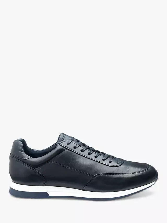 Кожаные кроссовки Bannister, синие Loake