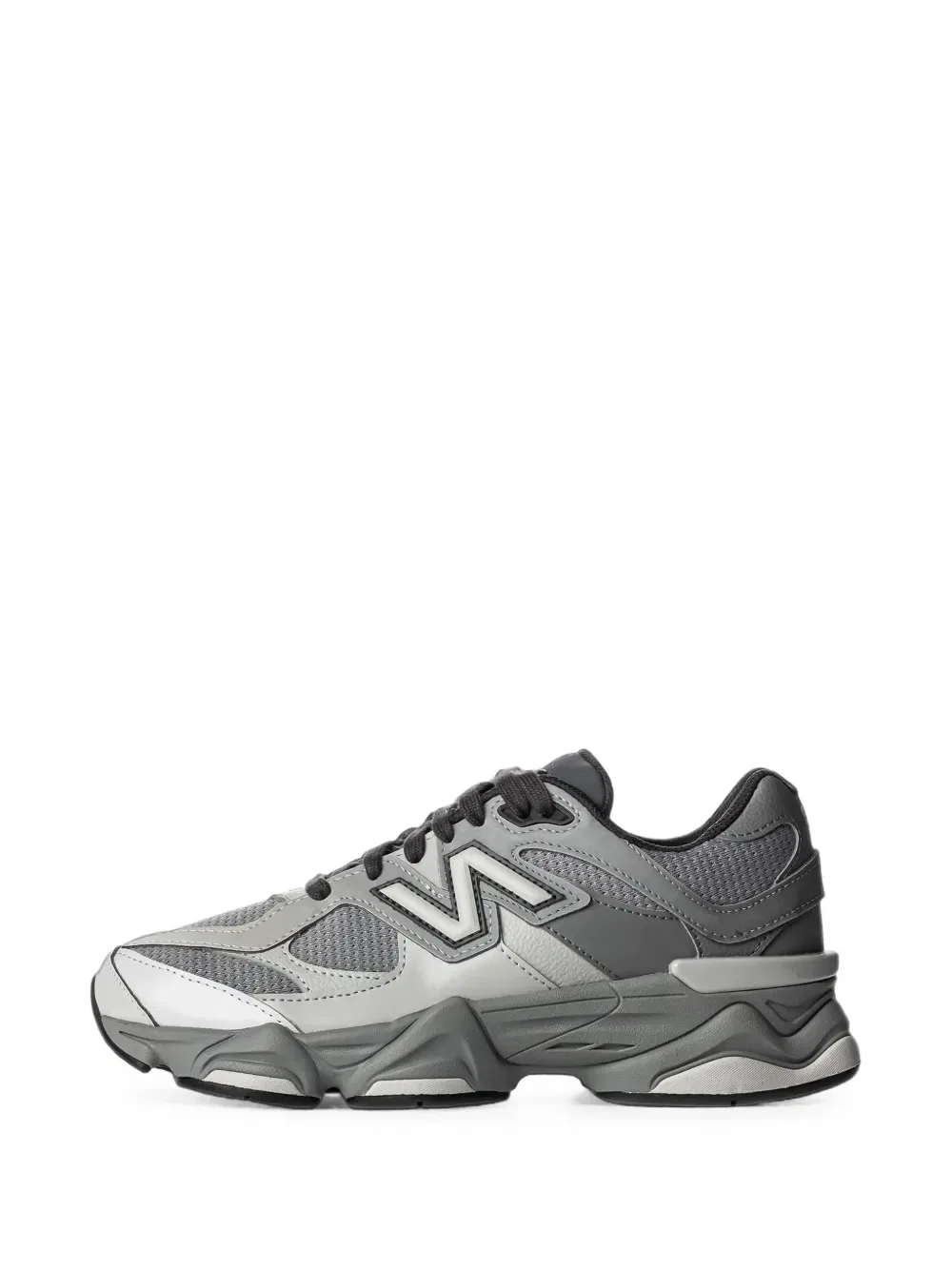 Кроссовки для мальчика на шнуровке 9060 New Balance Kids, грифельно-серый
