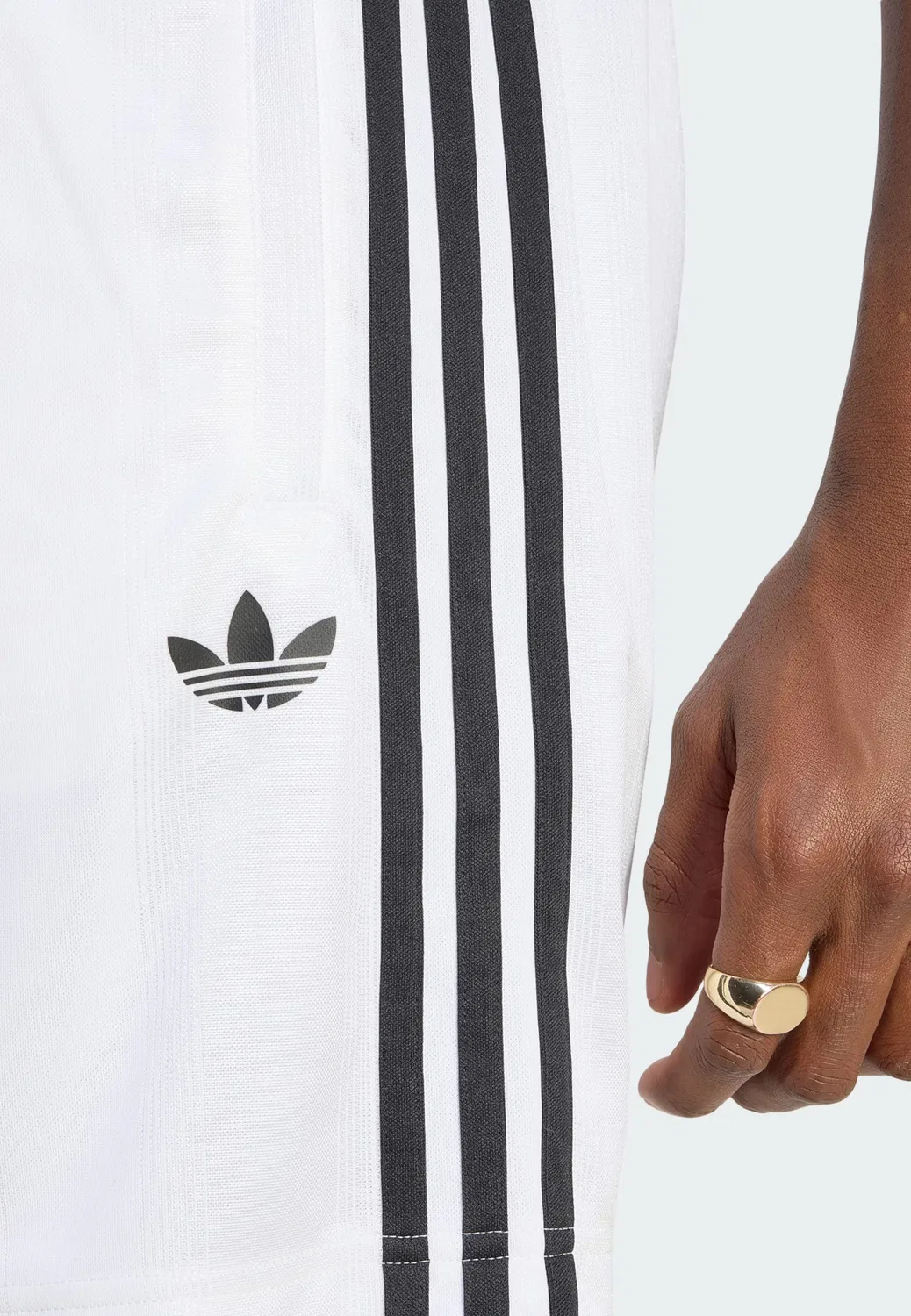 Шорты Adidas Originals Regular Pants Adicolor белого цвета — фото 4