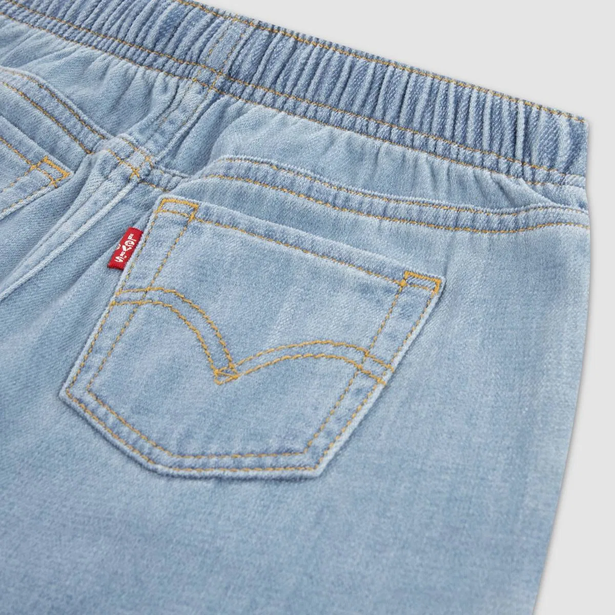 Свободные джинсы с высокой посадкой для девочек 2-4 лет Levi's, Meadow Muse - Light Wash — фото 3