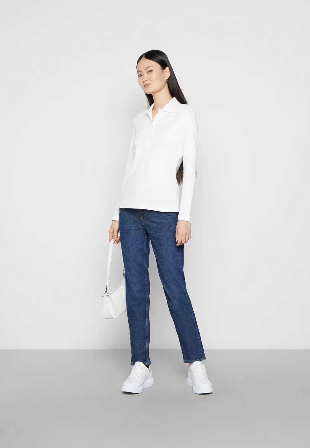 Рубашка поло Lacoste PF5464_240 Flour, с вышивкой, бежевая