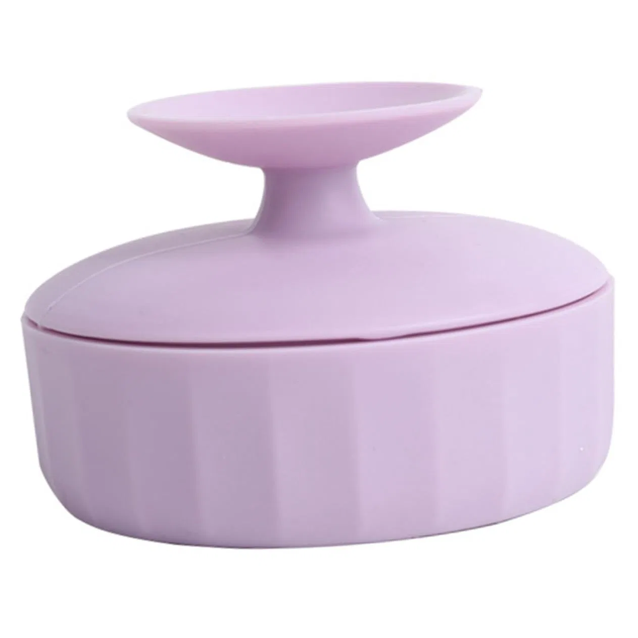 Силиконовая коробка для чистки кистей WRITWAA, 7.9 x 5.25 x 4.9 см, Purple