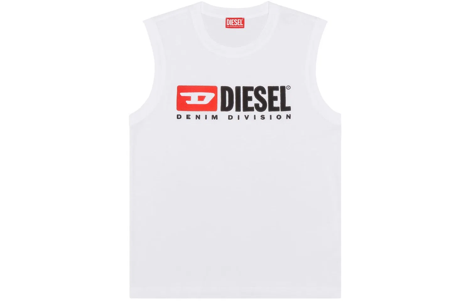 Майка с принтом Div Logo, DIESEL, White